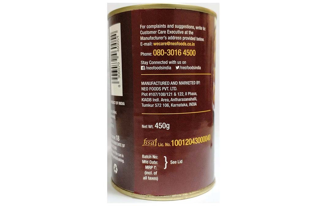 Neo Baked Beans In Thick Tomato Sauce   Tin  450 grams